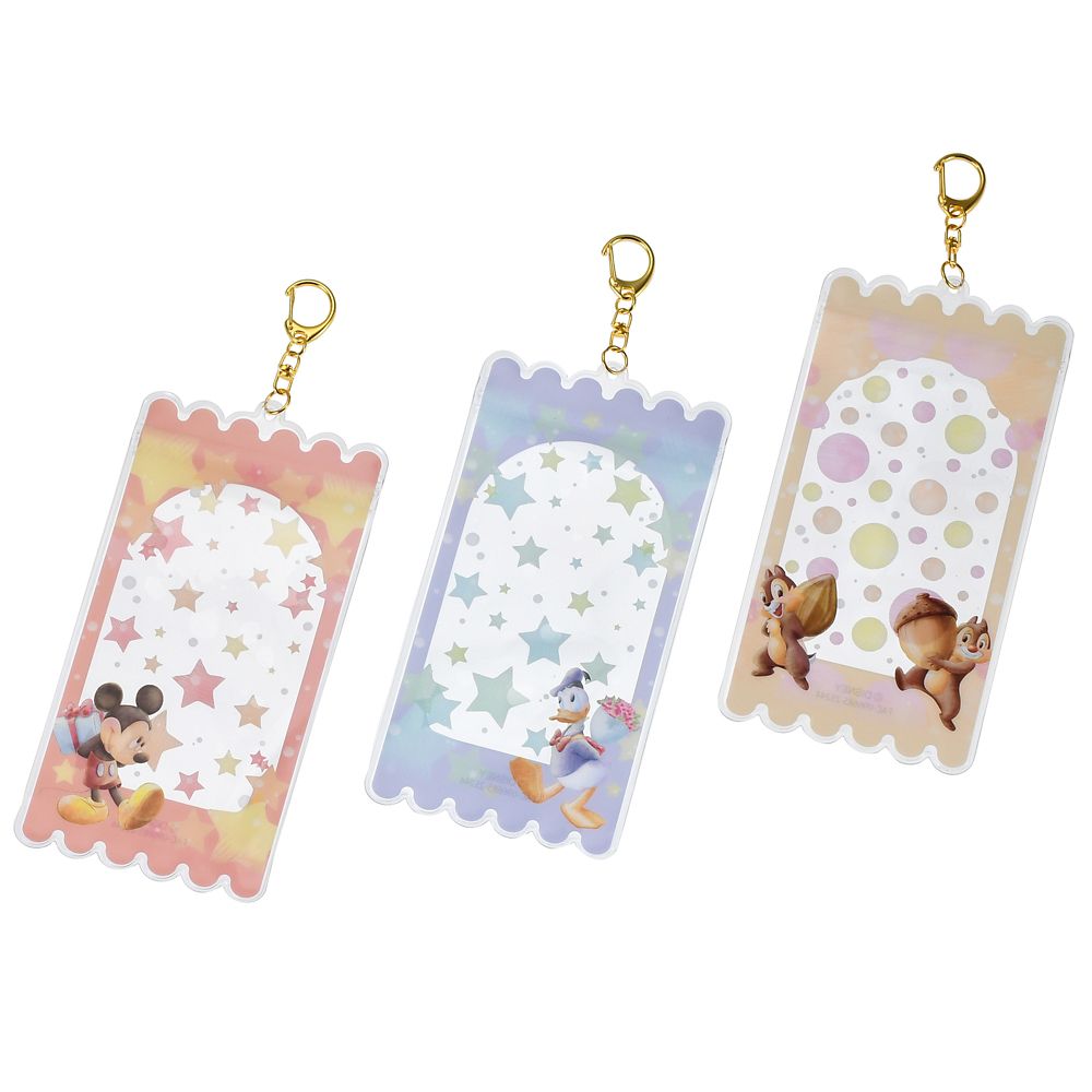 ミッキー＆フレンズ シークレットポーチ クリア キーホルダータイプ