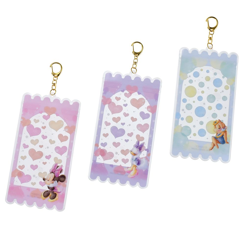 ミッキー＆フレンズ シークレットポーチ クリア キーホルダータイプ