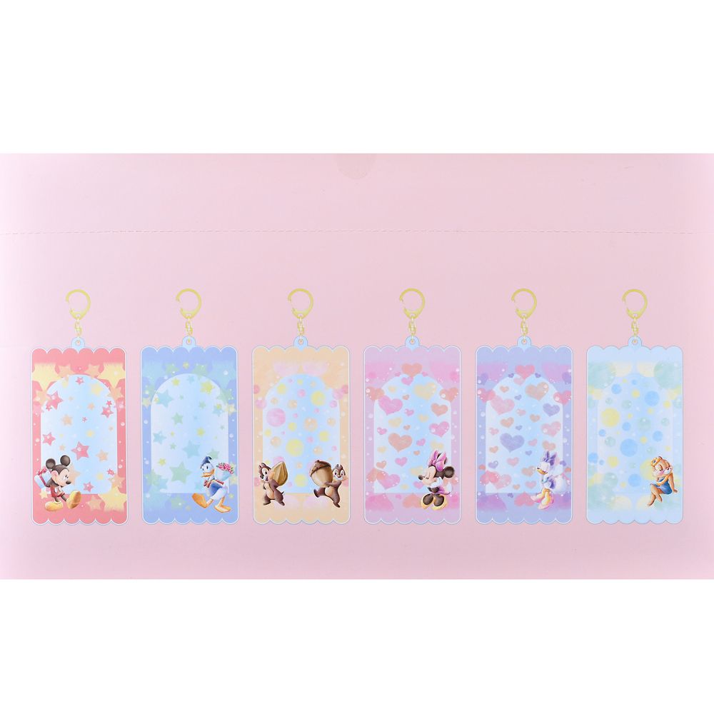 ミッキー＆フレンズ シークレットポーチ クリア キーホルダータイプ