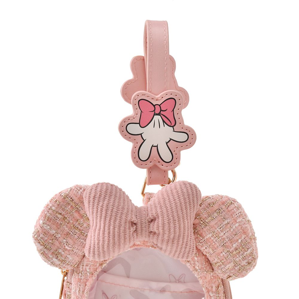 ミニー ポーチ クリア窓 ツイード ときめいて