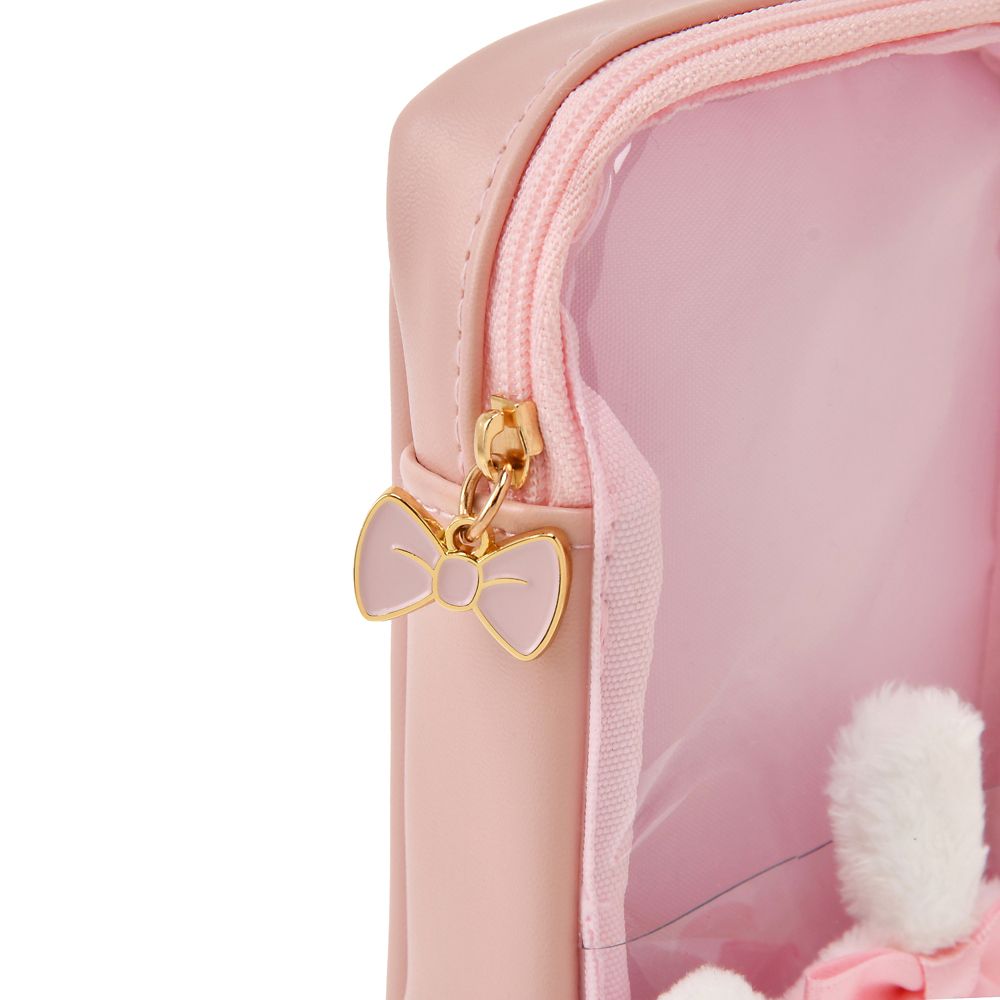 マリー おしゃれキャット ポーチ クリア窓 ふわふわ ときめいて