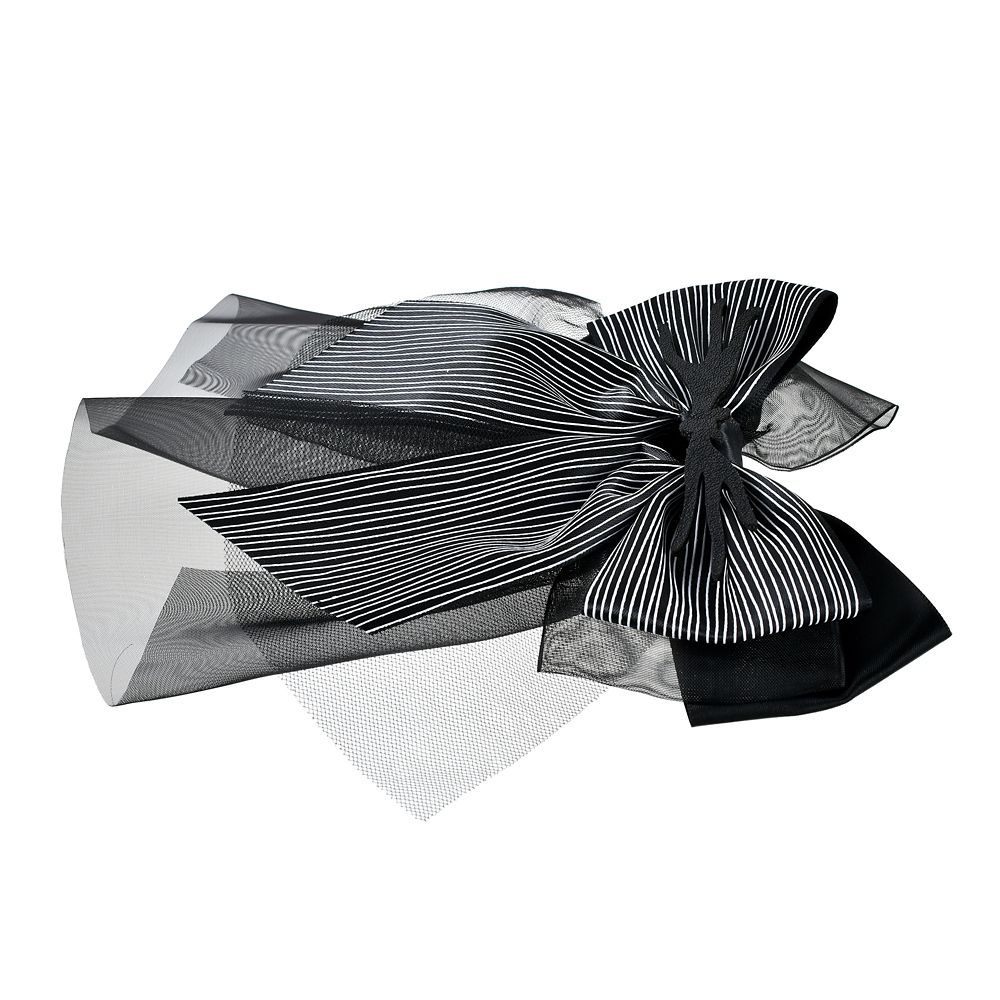 ジャック・スケリントン ヘアクリップ バッジ トリプルリボン TIM BURTON'S THE NIGHTMARE BEFORE CHRISTMAS