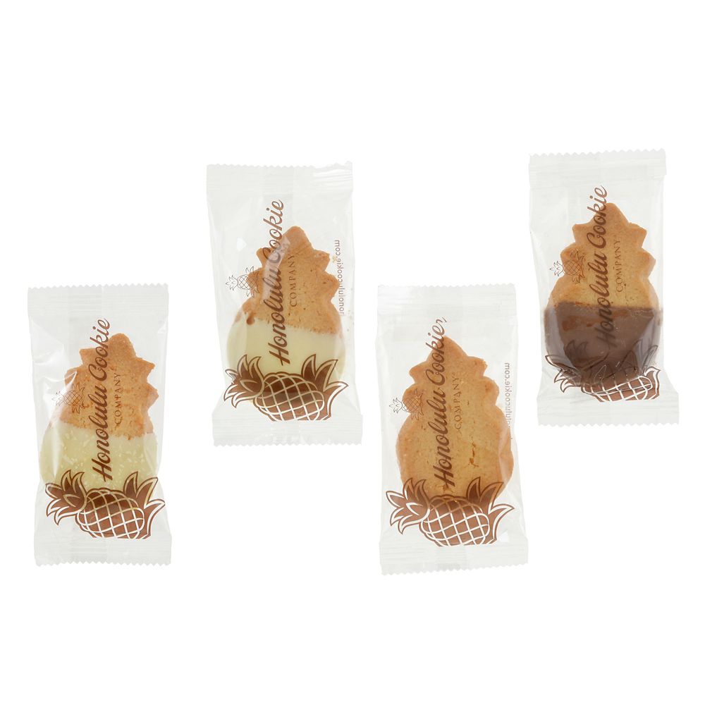 【Honolulu Cookie Company】スティッチ、エンジェル、スクランプ クッキー パイナップル型ボックス入り Snowflake