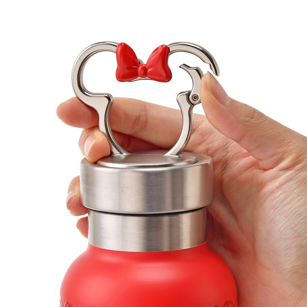 ミニー 水筒・ウォーターボトル ステンレス カラビナ アイコン柄