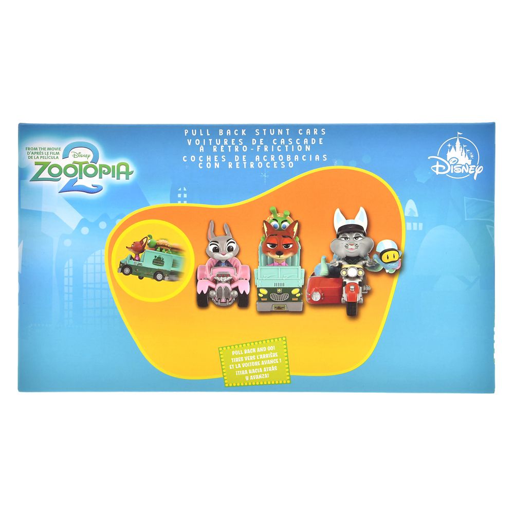 ズートピア2 プルバックカー セット Stunt Car