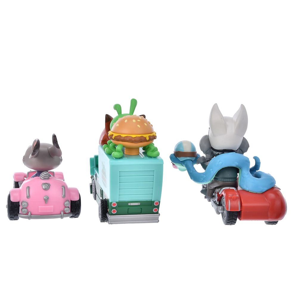 ズートピア2 プルバックカー セット Stunt Car