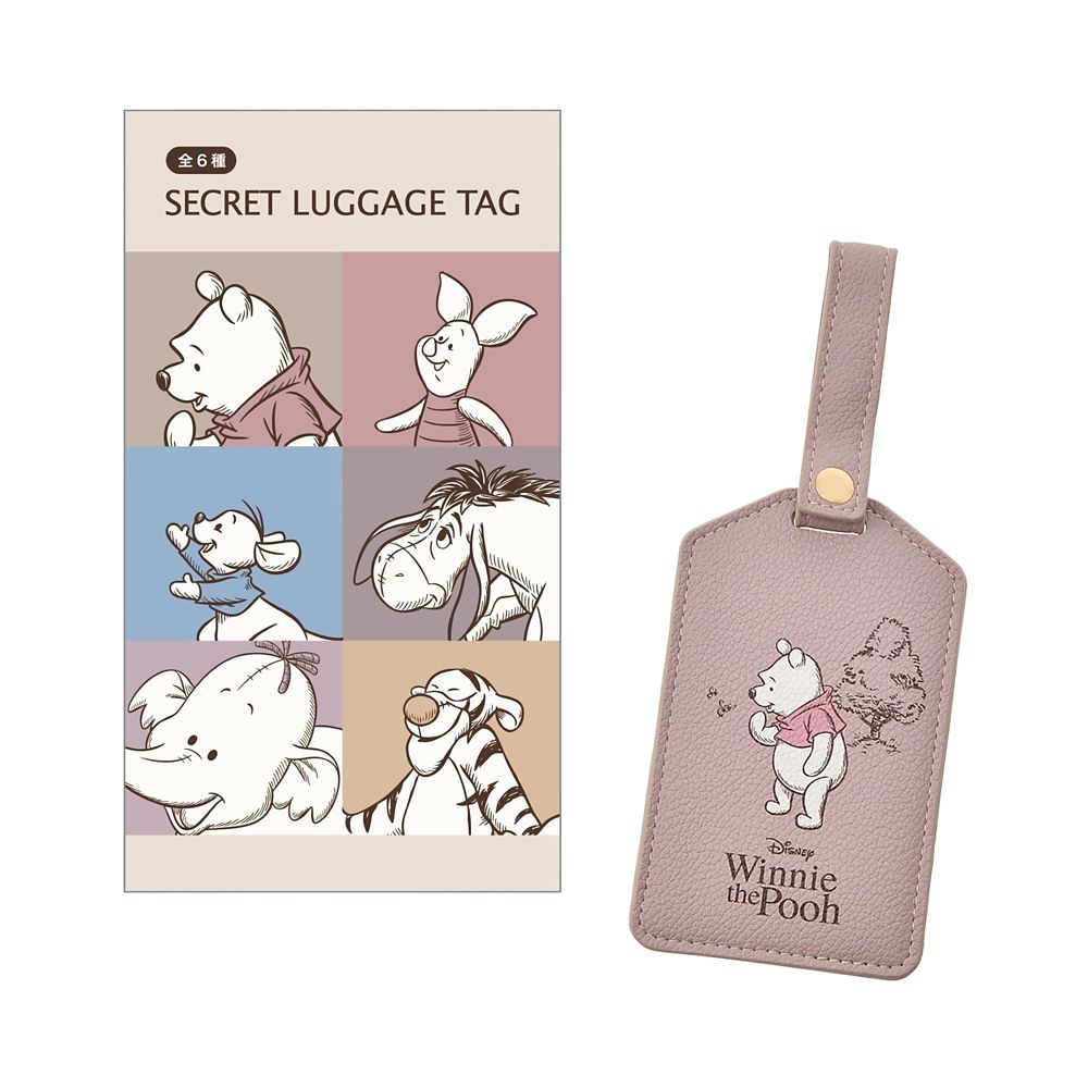 プー＆フレンズ シークレット ラゲッジタグ POOH TRAVEL