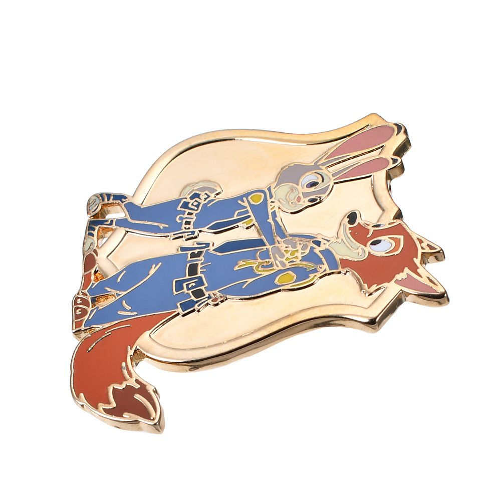 ジュディ・ホップス＆ニック・ワイルド ピンバッジ 卒業