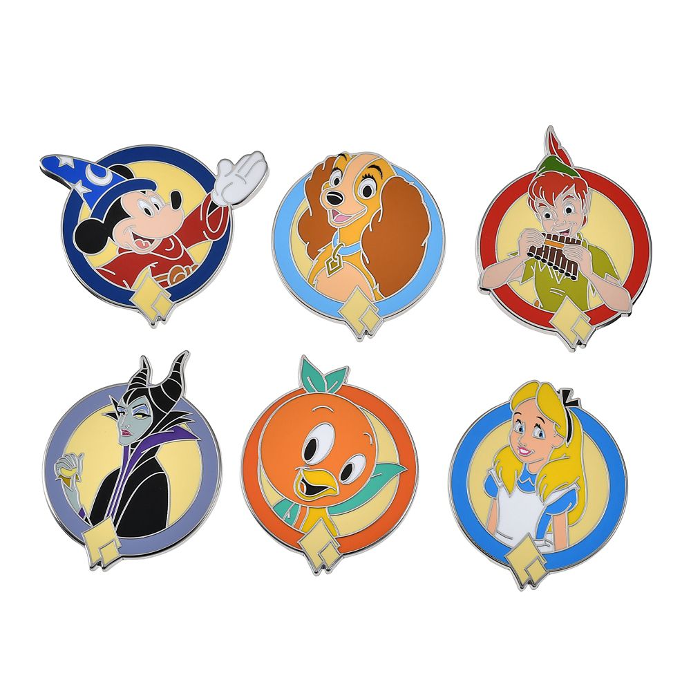ディズニーキャラクター シークレットピンバッジ Enchanted Ensemble