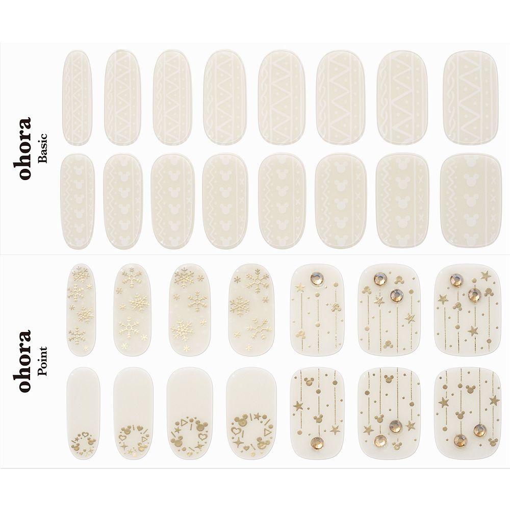 【ohora】ミッキー ネイルシール セミキュアジェルネイル NP-048-JC