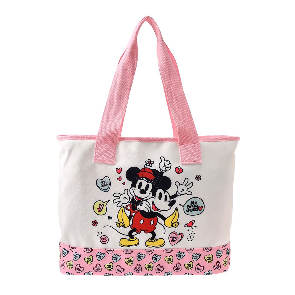 ミッキー＆ミニー トートバッグ ハート Perfect Pair