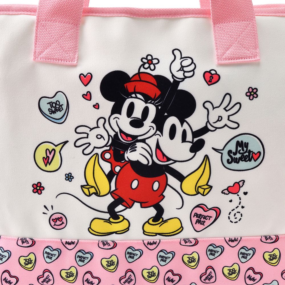 ミッキー＆ミニー トートバッグ ハート Perfect Pair