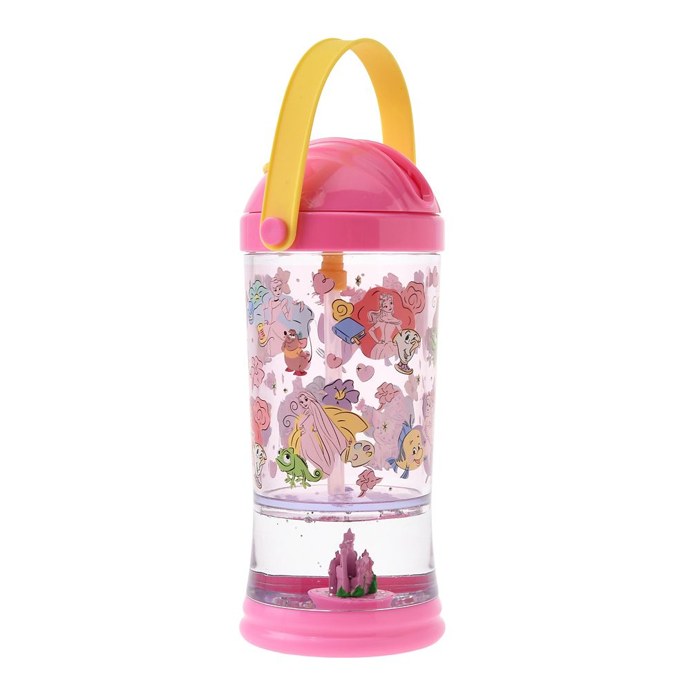 【キッズ用】ディズニーキャラクター 水筒・ウォーターボトル スノードーム ディズニープリンセス