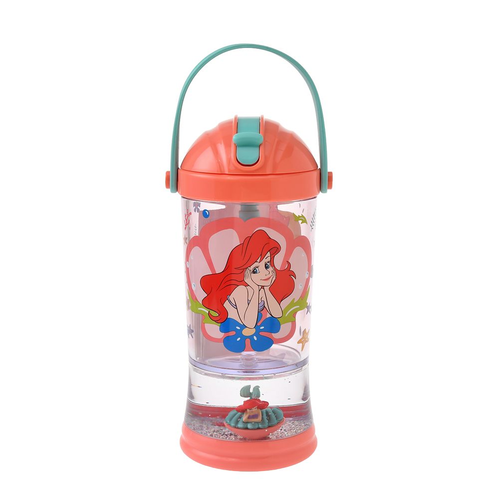 【キッズ用】アリエル＆セバスチャン 水筒・ウォーターボトル スノードーム