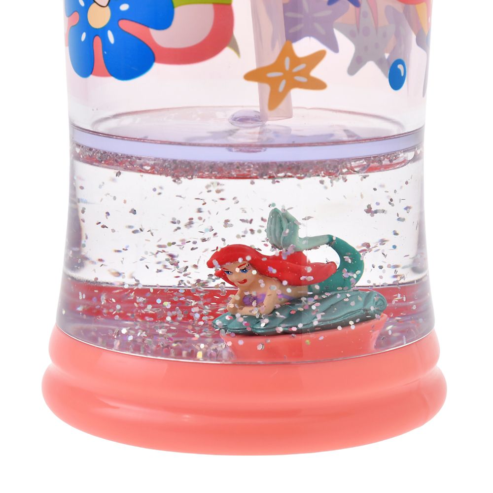 【キッズ用】アリエル＆セバスチャン 水筒・ウォーターボトル スノードーム