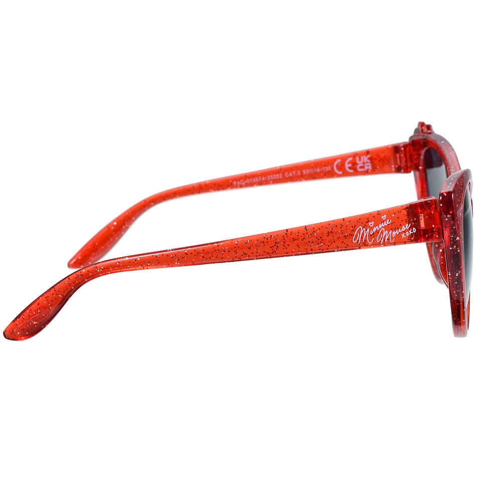 【キッズ用】ミニー ファッション用グラス ラメフレーム