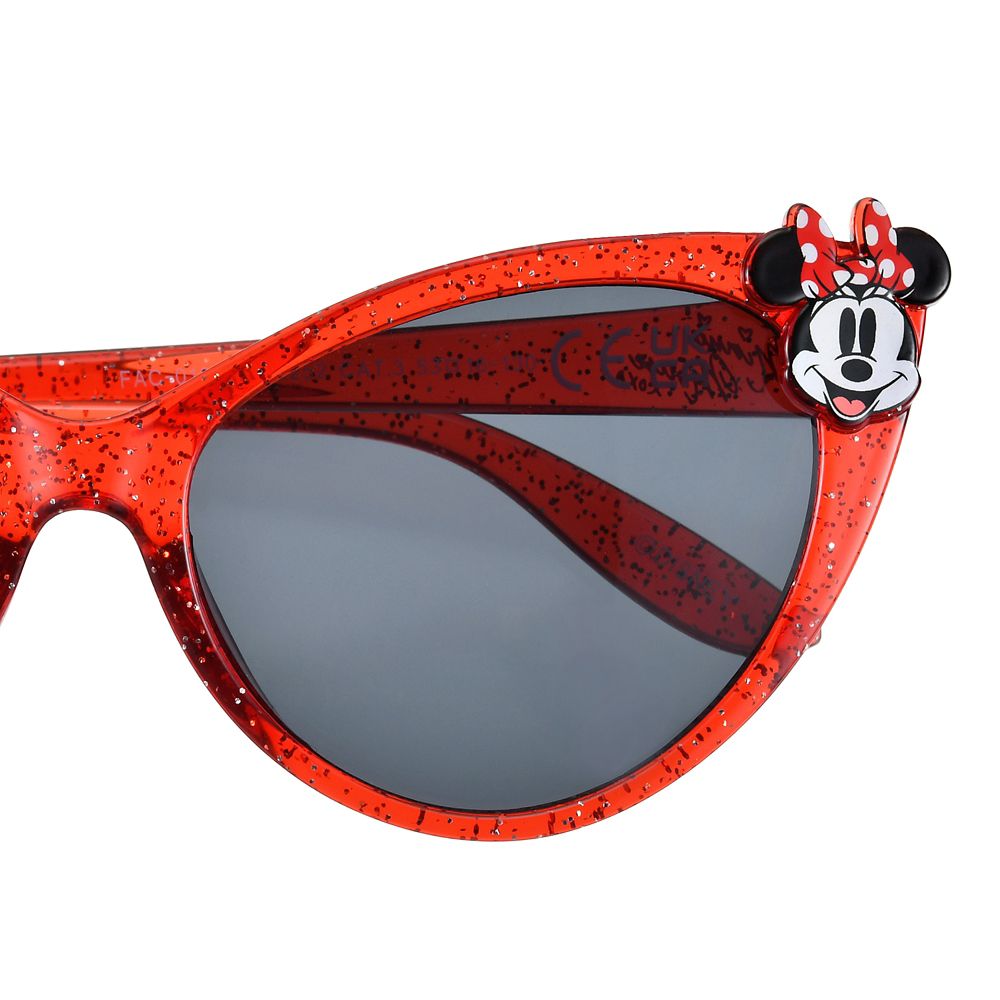 【キッズ用】ミニー ファッション用グラス ラメフレーム