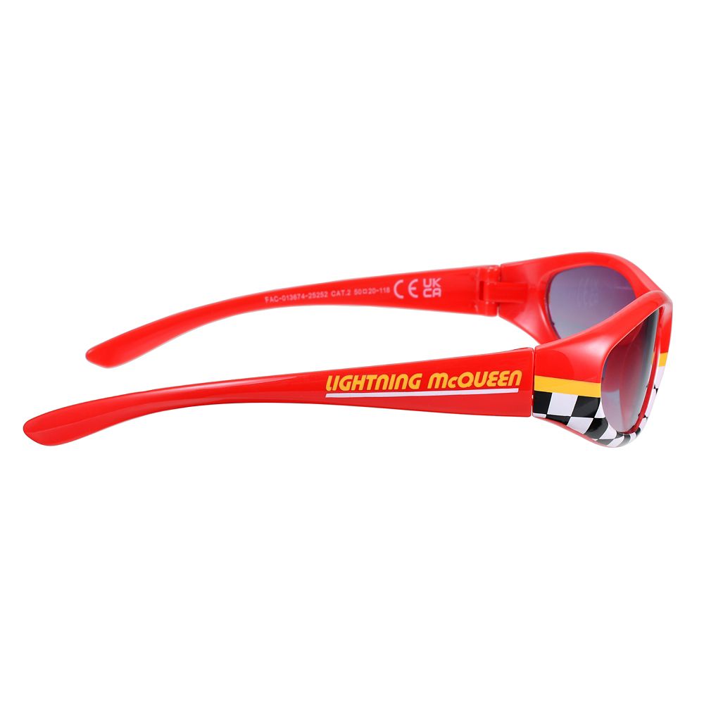 【キッズ用】ライトニング・マックィーン ファッション用グラス チェッカーフラッグ