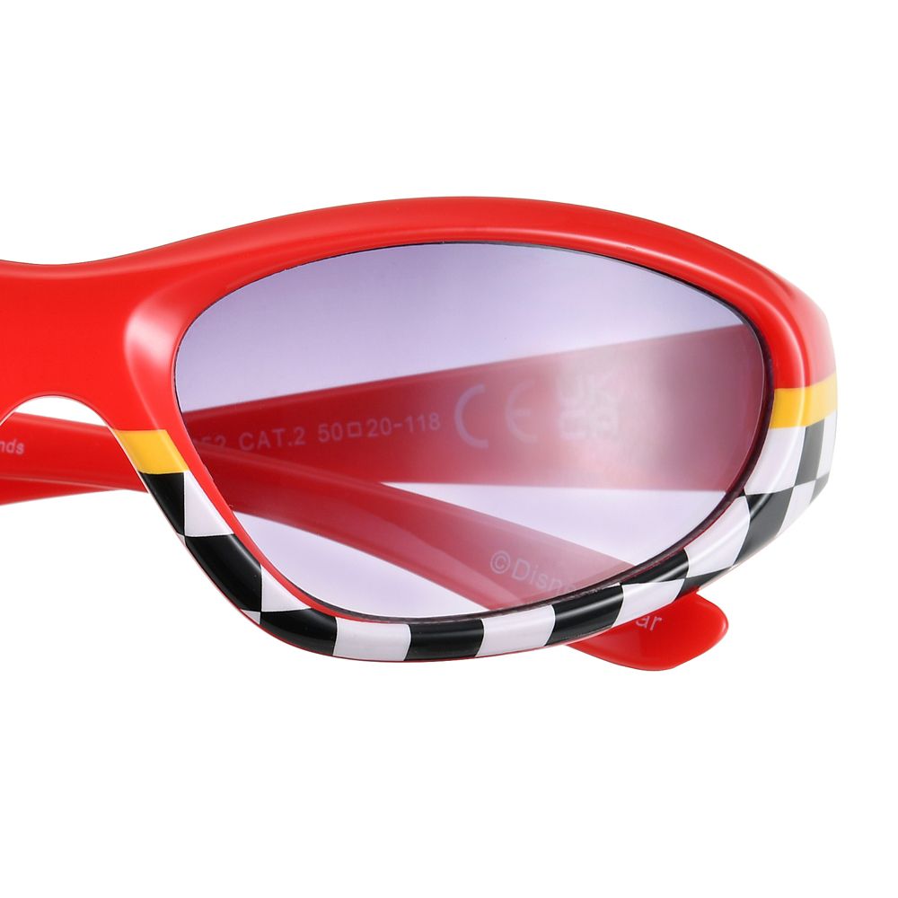 【キッズ用】ライトニング・マックィーン ファッション用グラス チェッカーフラッグ