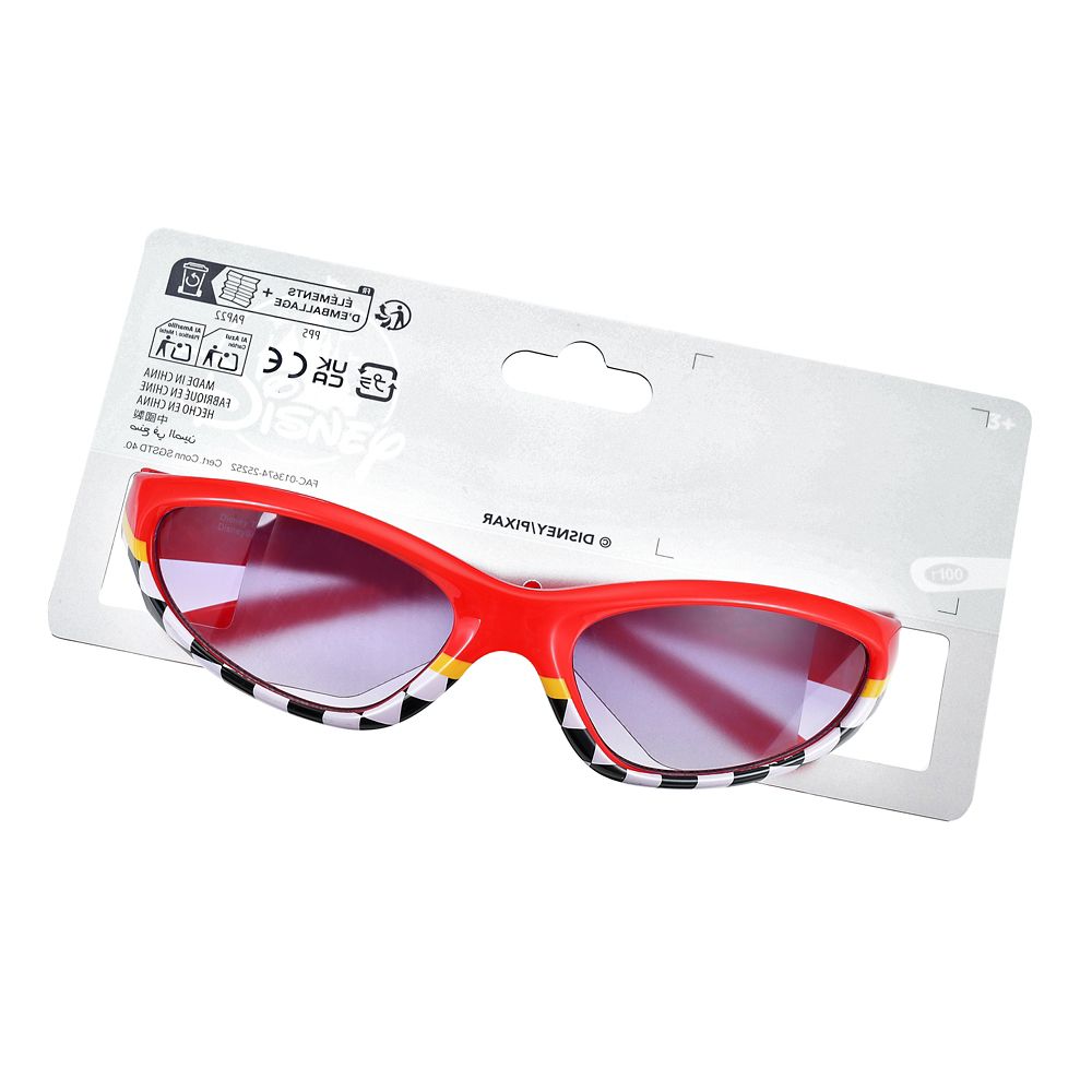 【キッズ用】ライトニング・マックィーン ファッション用グラス チェッカーフラッグ