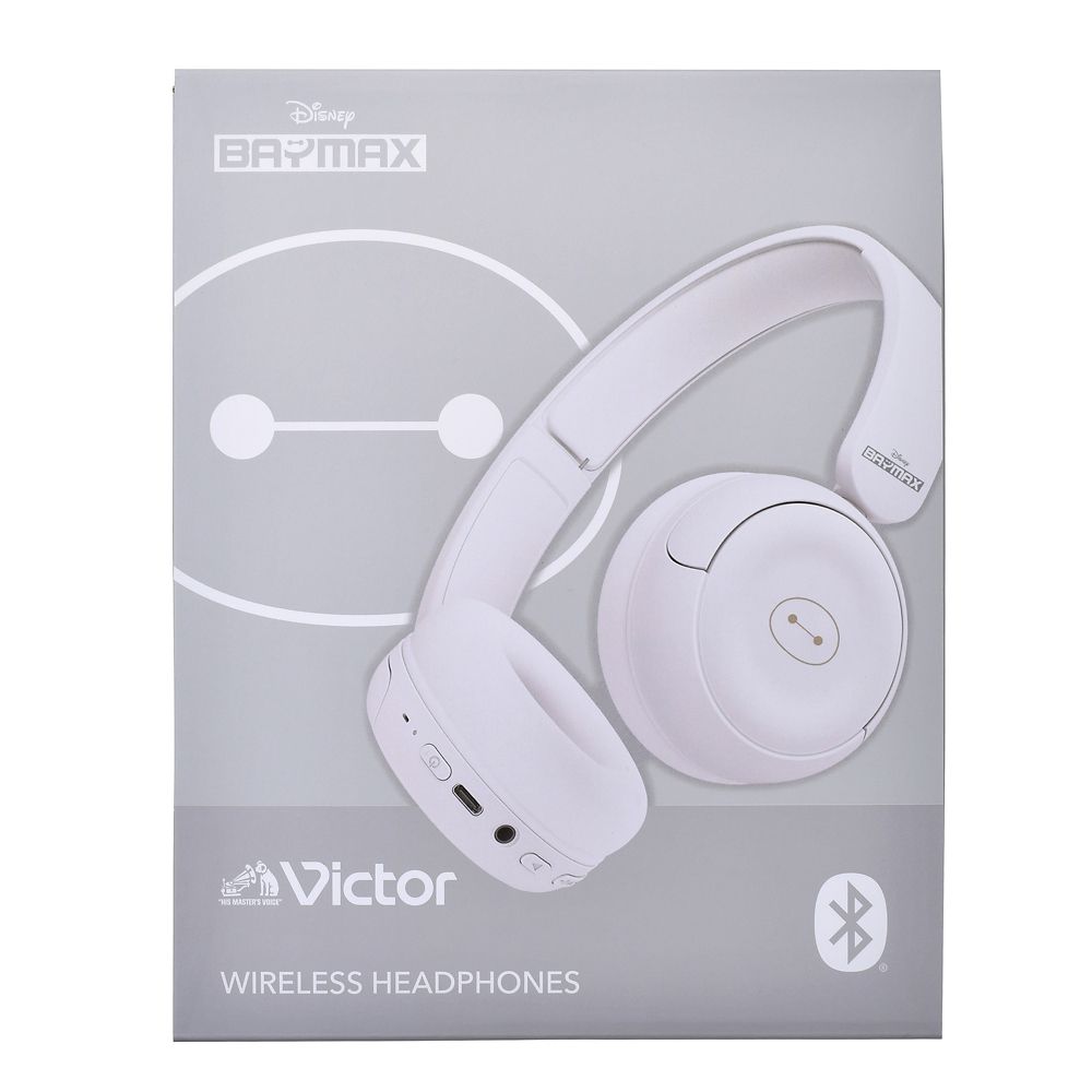 【Victor】ベイマックス ワイヤレスヘッドホン Bluetooth ホワイト Enjoy Music