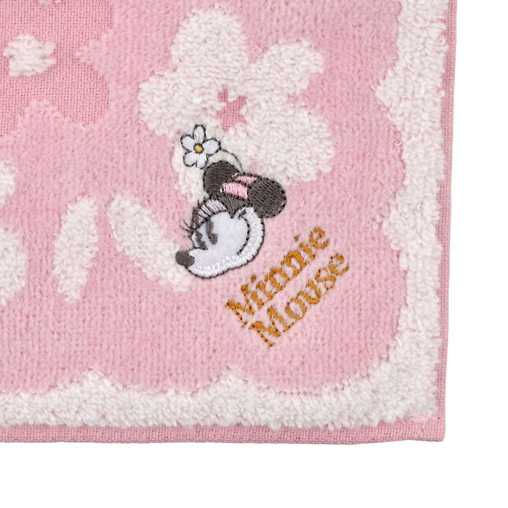 ミニー ミニタオル スカラップ模様 Flower