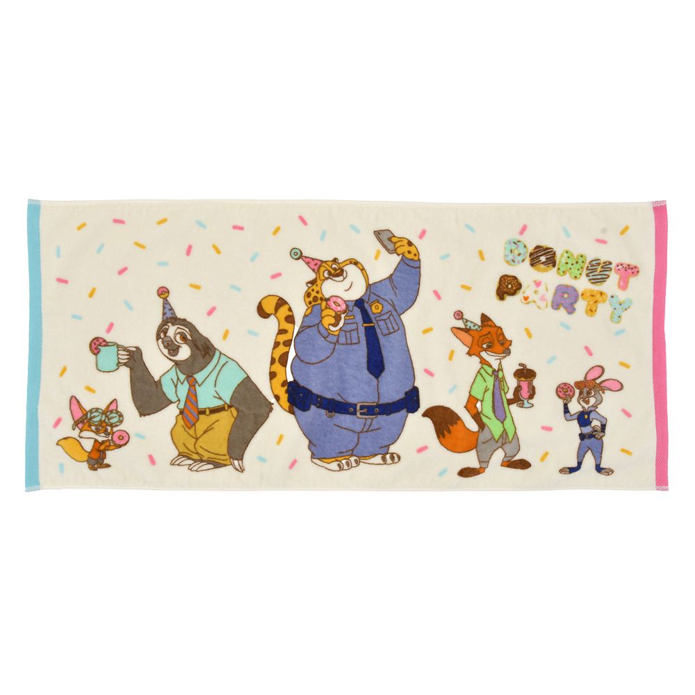 ズートピア フェイスタオル 10TH Anniversary Collection from the Disney movie Zootopia