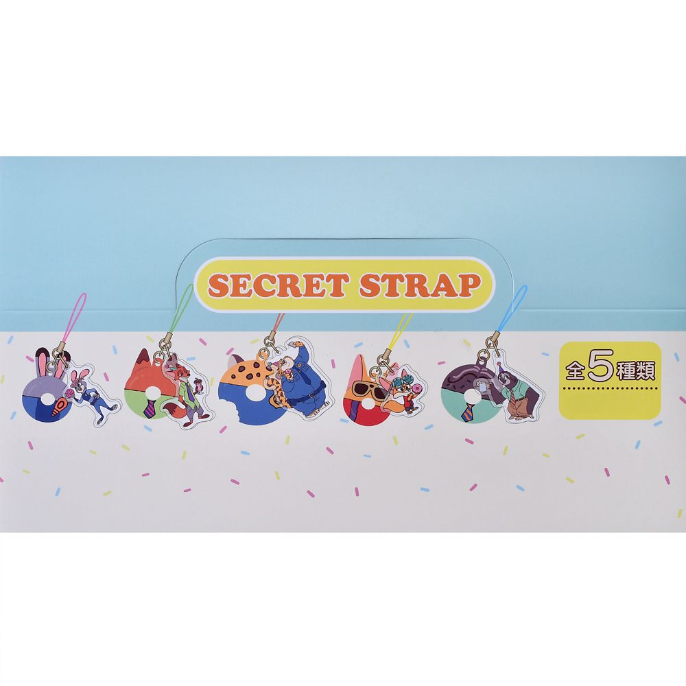 ズートピア シークレットストラップ 10TH Anniversary Collection from the Disney movie Zootopia