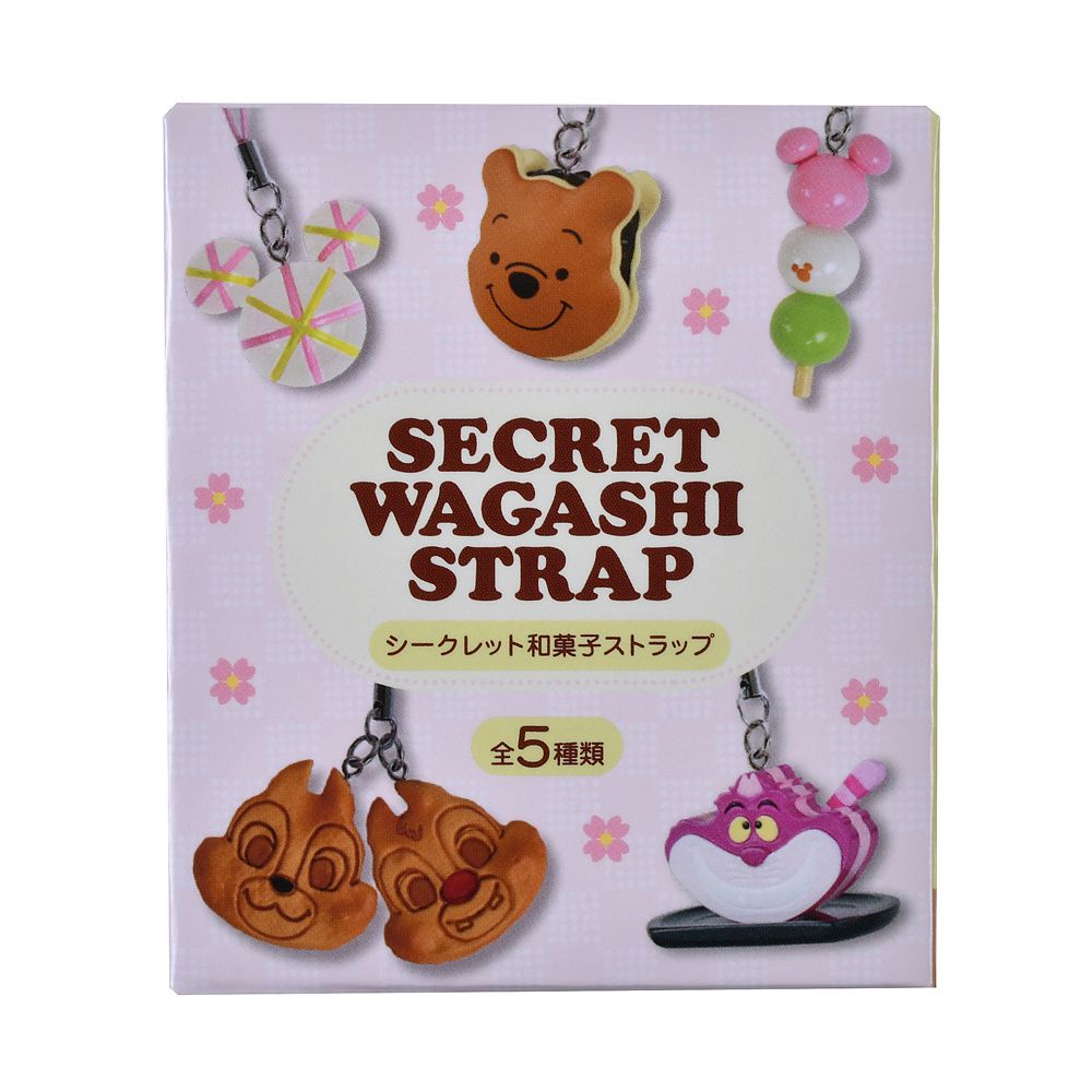 ディズニーキャラクター シークレットストラップ 和菓子