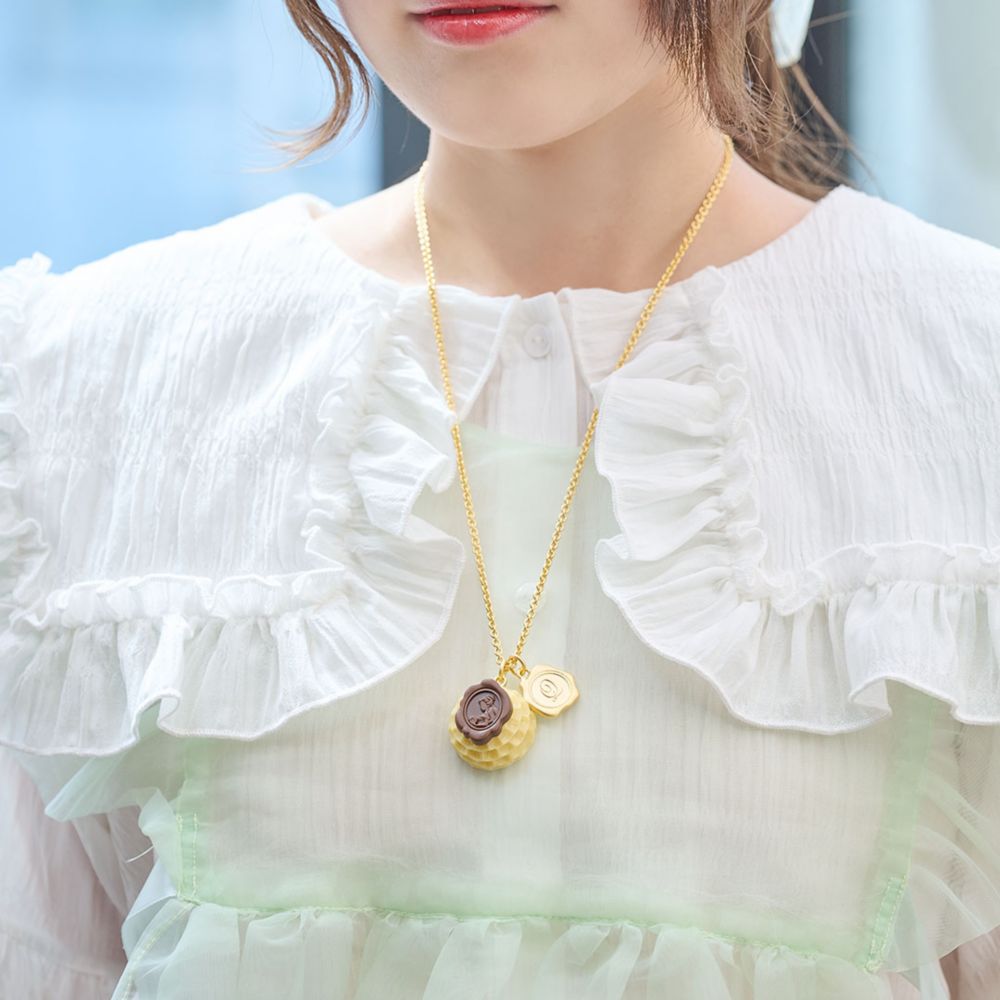 【キューポット】ベル/ネックレス　ショコラ