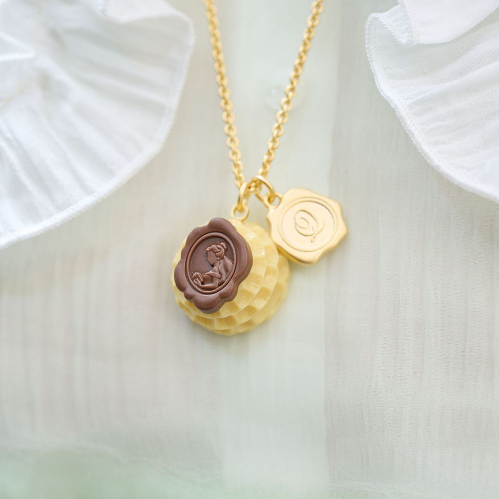 【キューポット】ベル/ネックレス　ショコラ