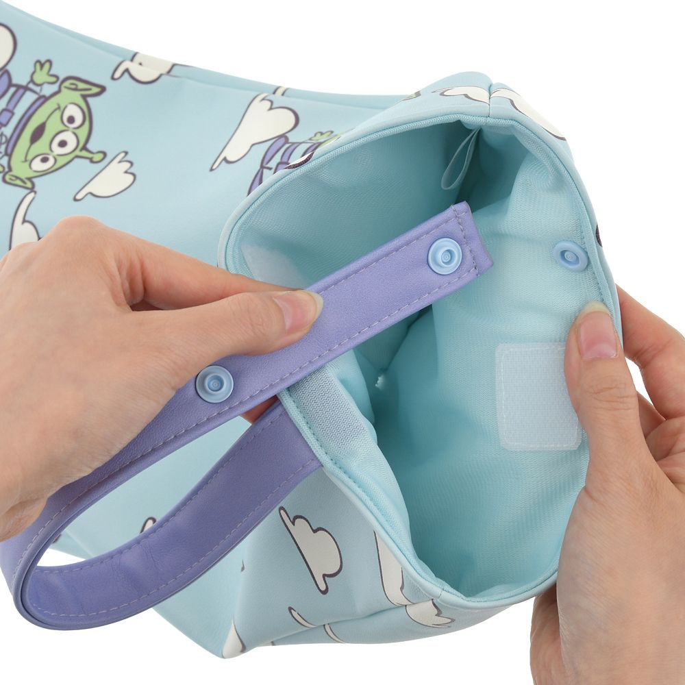 リトル・グリーン・メン／エイリアン ティッシュボックスカバー ハンギング 雲 総柄