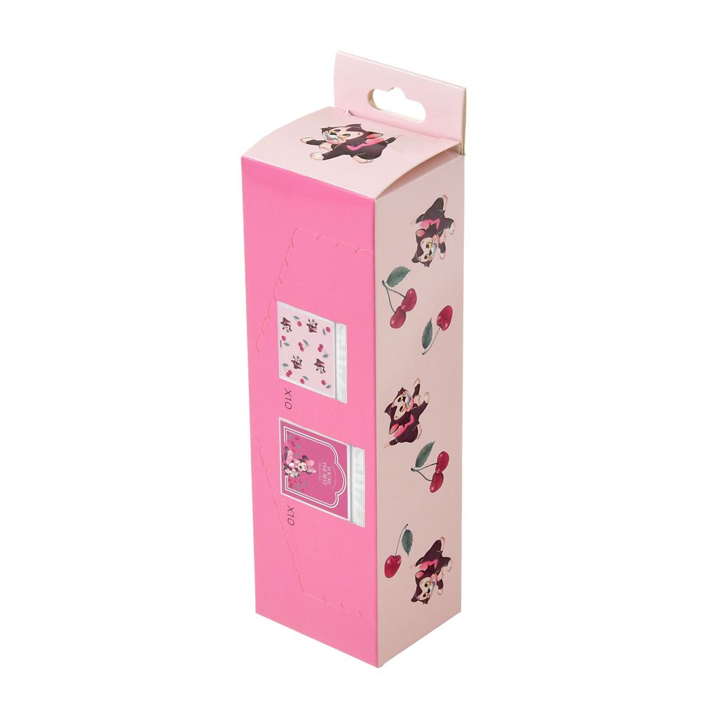 ミニー＆フィガロ ジッパーバッグ チェリー ウォーターカラー