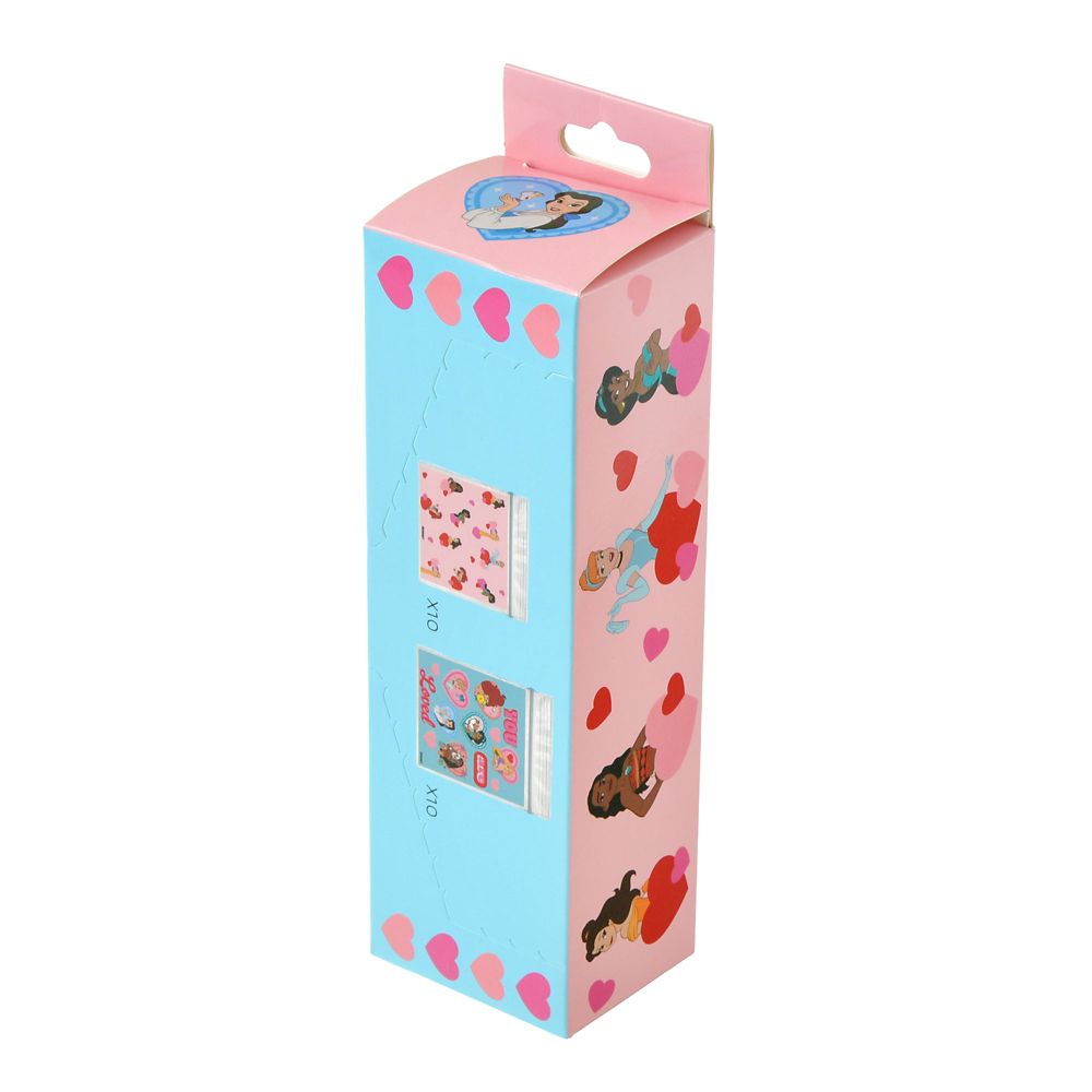 ディズニーキャラクター ジッパーバッグ ディズニープリンセス ハート