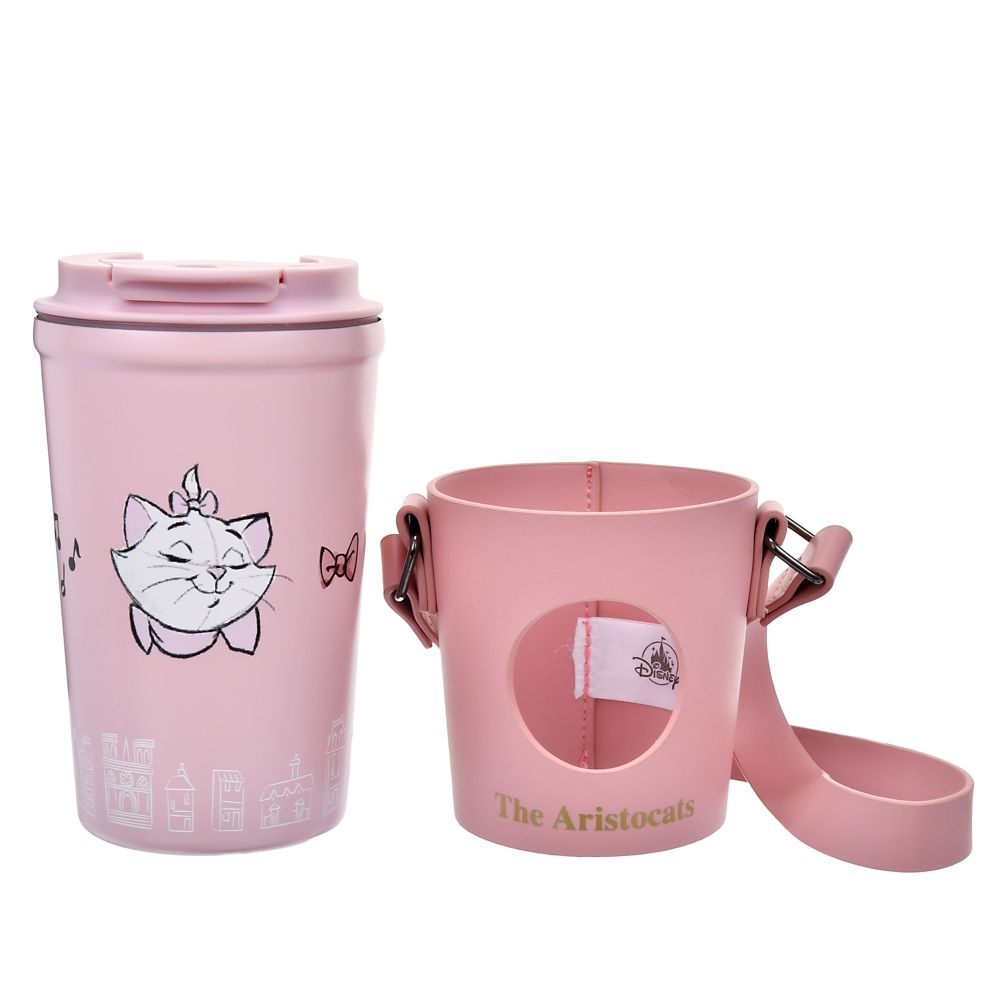 マリー、ベルリオーズ、トゥルーズ おしゃれキャット タンブラー ステンレス ホルダー付き Drinkware