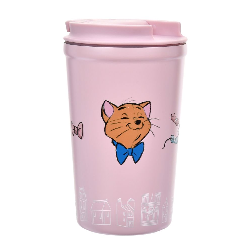 マリー、ベルリオーズ、トゥルーズ おしゃれキャット タンブラー ステンレス ホルダー付き Drinkware