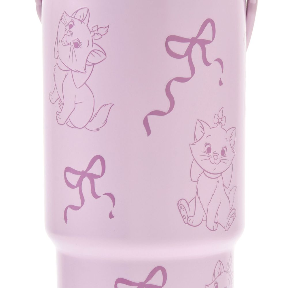 マリー おしゃれキャット タンブラー ステンレス 725ml リボン 総柄 Drinkware