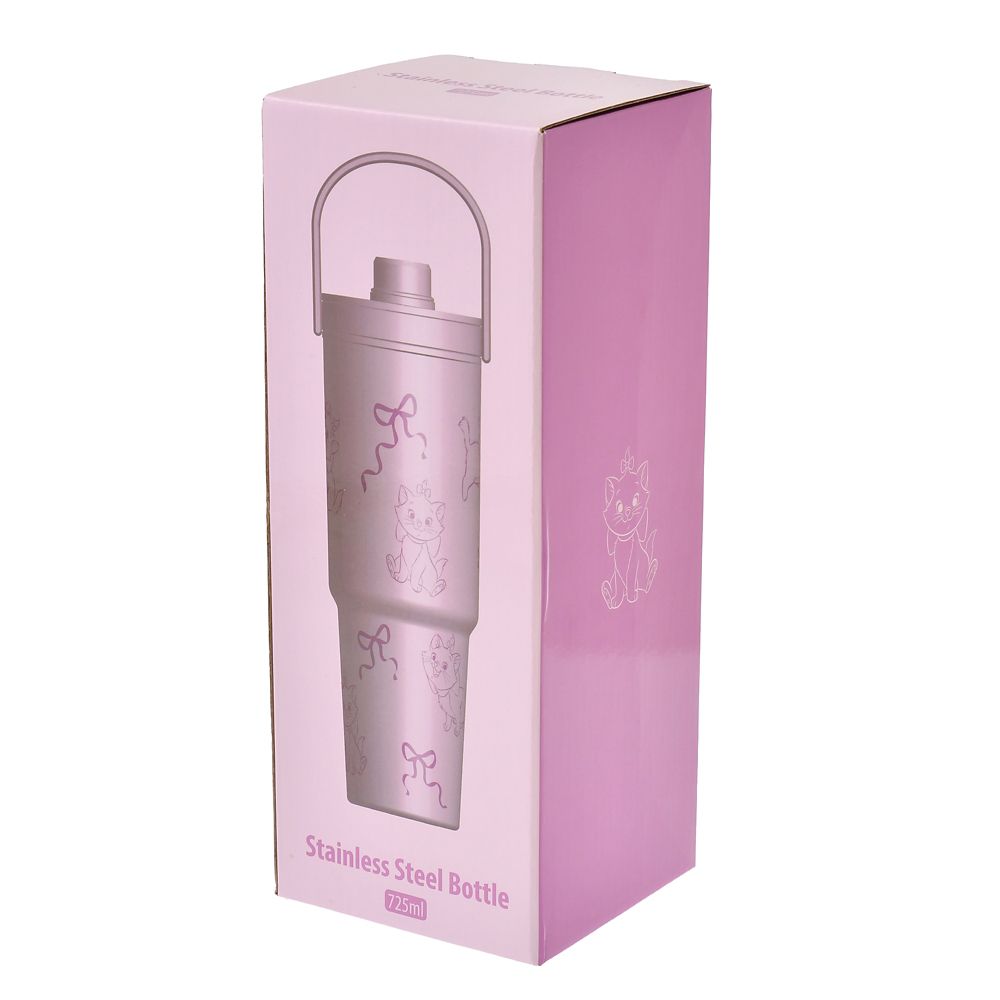 マリー おしゃれキャット タンブラー ステンレス 725ml リボン 総柄 Drinkware
