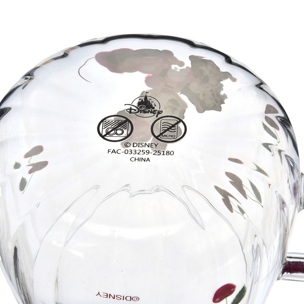 ミニー＆フィガロ マグカップ 耐熱ガラス チェリー ウォーターカラー Drinkware