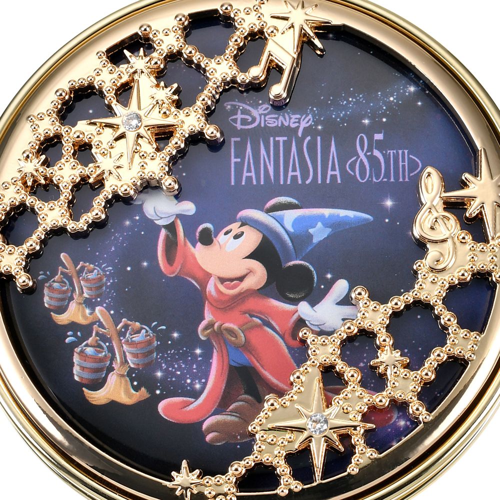ミッキー＆ホウキ ハンドミラー・手鏡 Disney FANTASIA 85TH