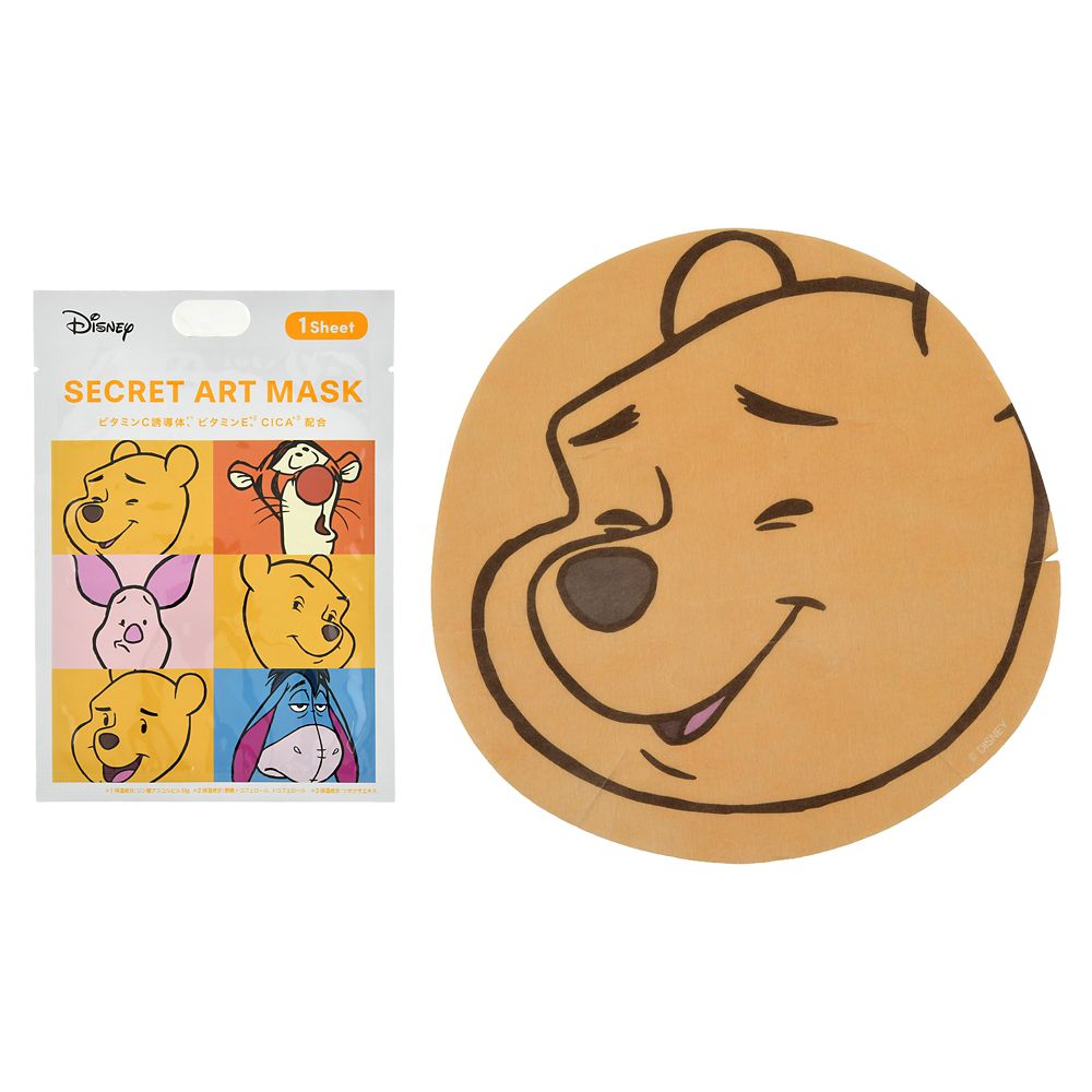 プー＆フレンズ シークレット フェイスマスク Funny DISNEY SKIN CARE