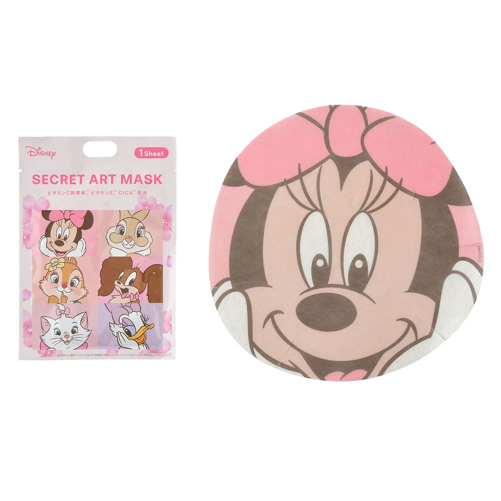 ディズニーキャラクター シークレットフェイスマスク 桜 DISNEY SKIN CARE