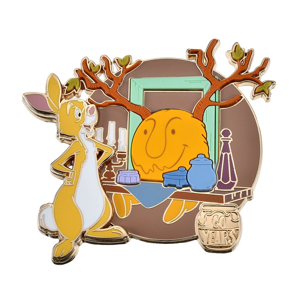 プーさん＆ラビット ピンバッジ 60th アニバーサリー