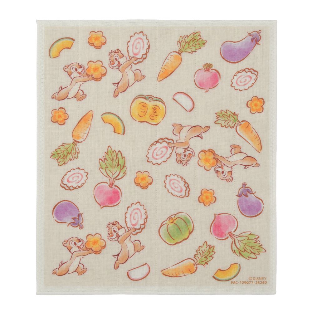 チップ＆デール ふきん かや生地 やさい