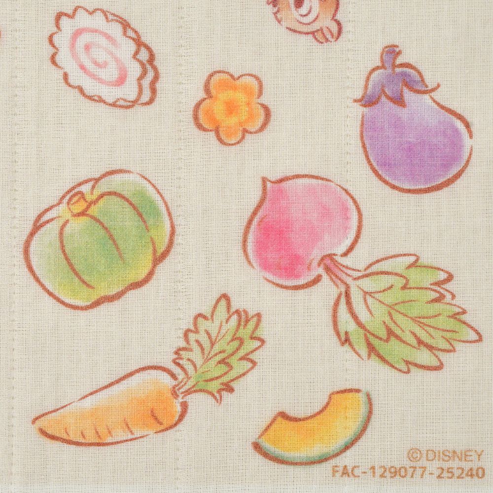 チップ＆デール ふきん かや生地 やさい