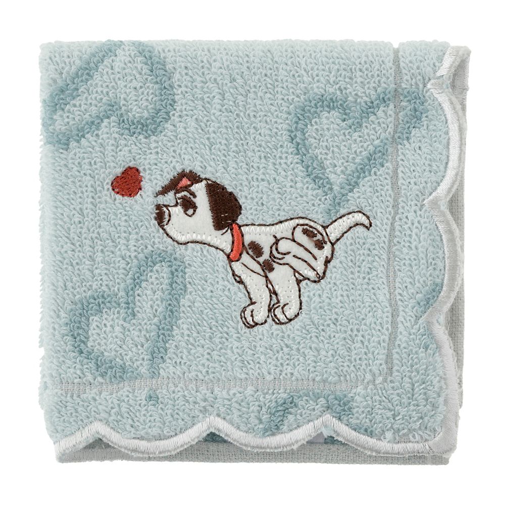 ラッキー ミニタオル 101匹わんちゃん グレイッシュ Heart