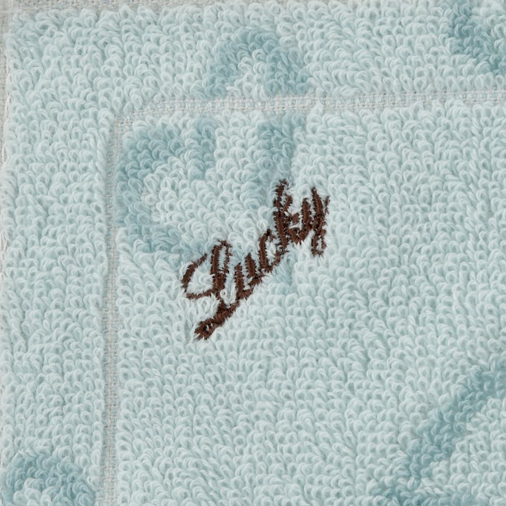 ラッキー ミニタオル 101匹わんちゃん グレイッシュ Heart