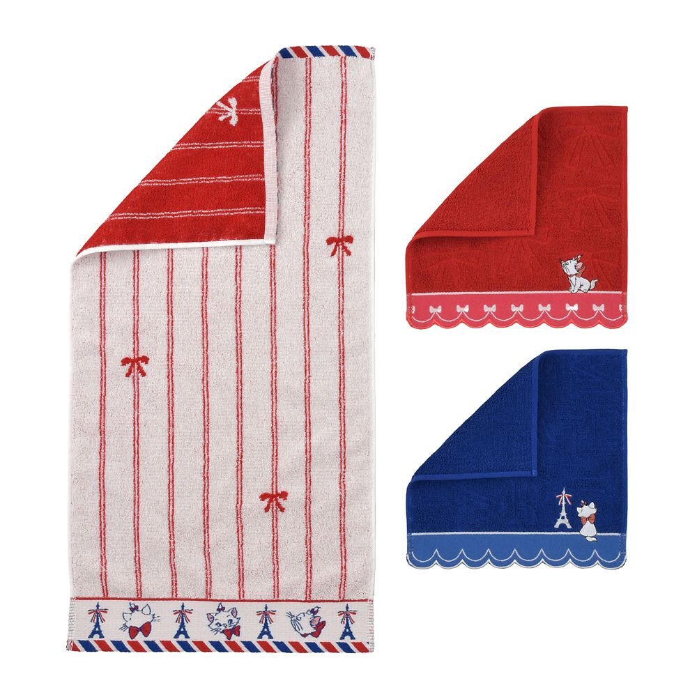 マリー おしゃれキャット フェイスタオル・ミニタオル セット Gift Towel Set