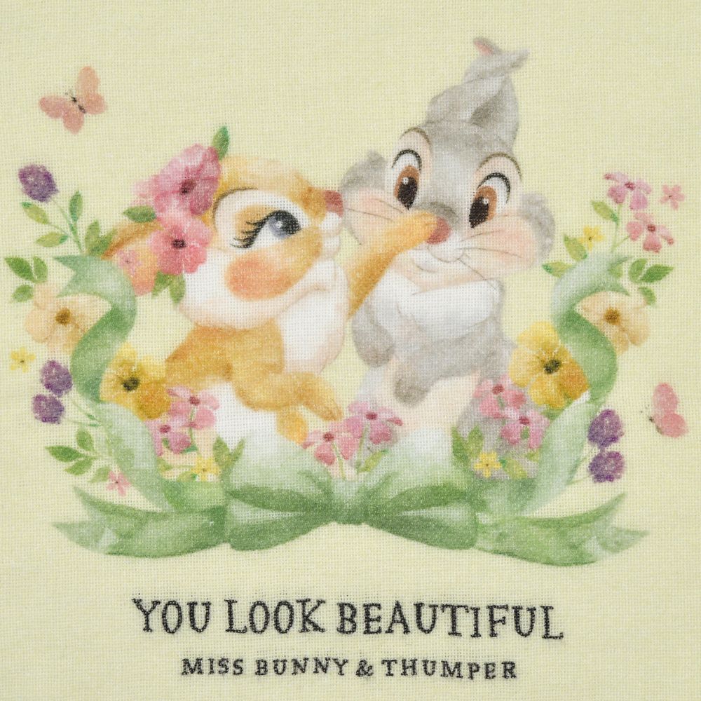 ミス・バニー＆とんすけ ミニタオル ガーゼ DISNEY SPRING ROMANCE