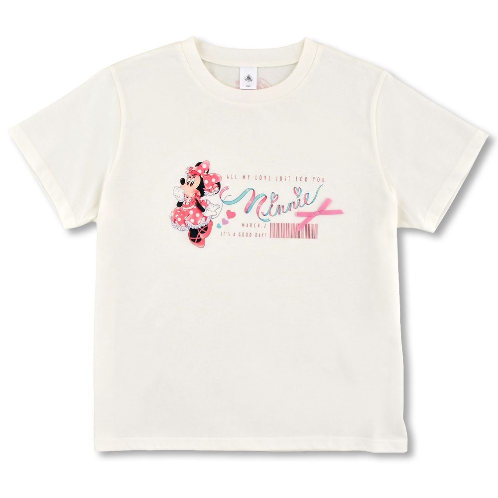 ミニー 半袖Tシャツ ホワイト MINNIE DAY 2026